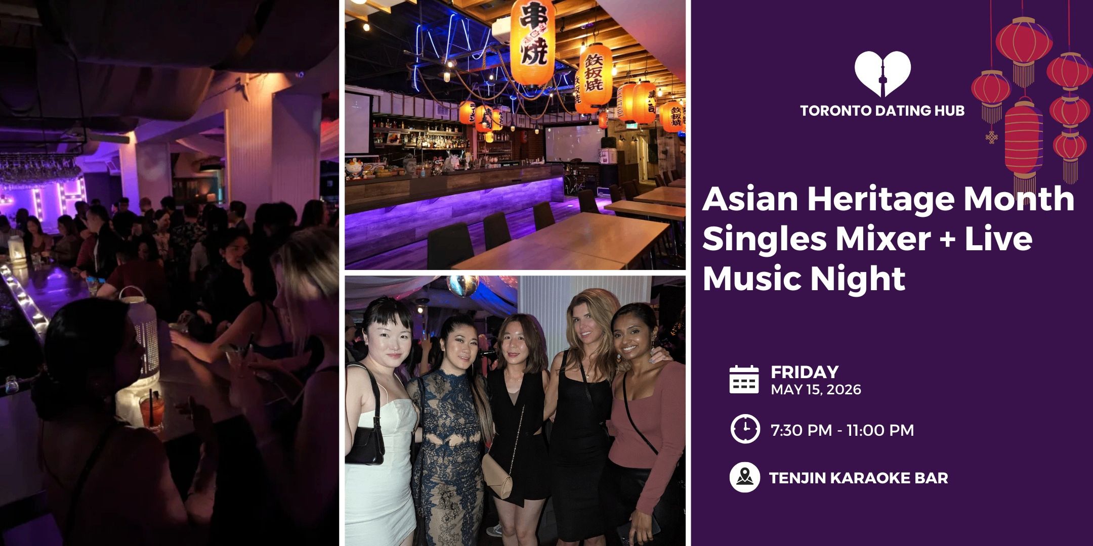 East Asian Singles Mixer + Live Music event