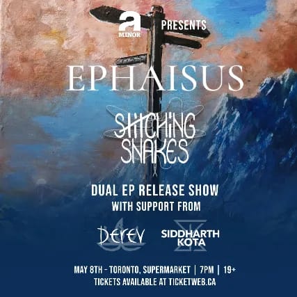Ephaisus & Stitching Snakes Dual EP Release Show w/  Derev & Siddharth Kota event