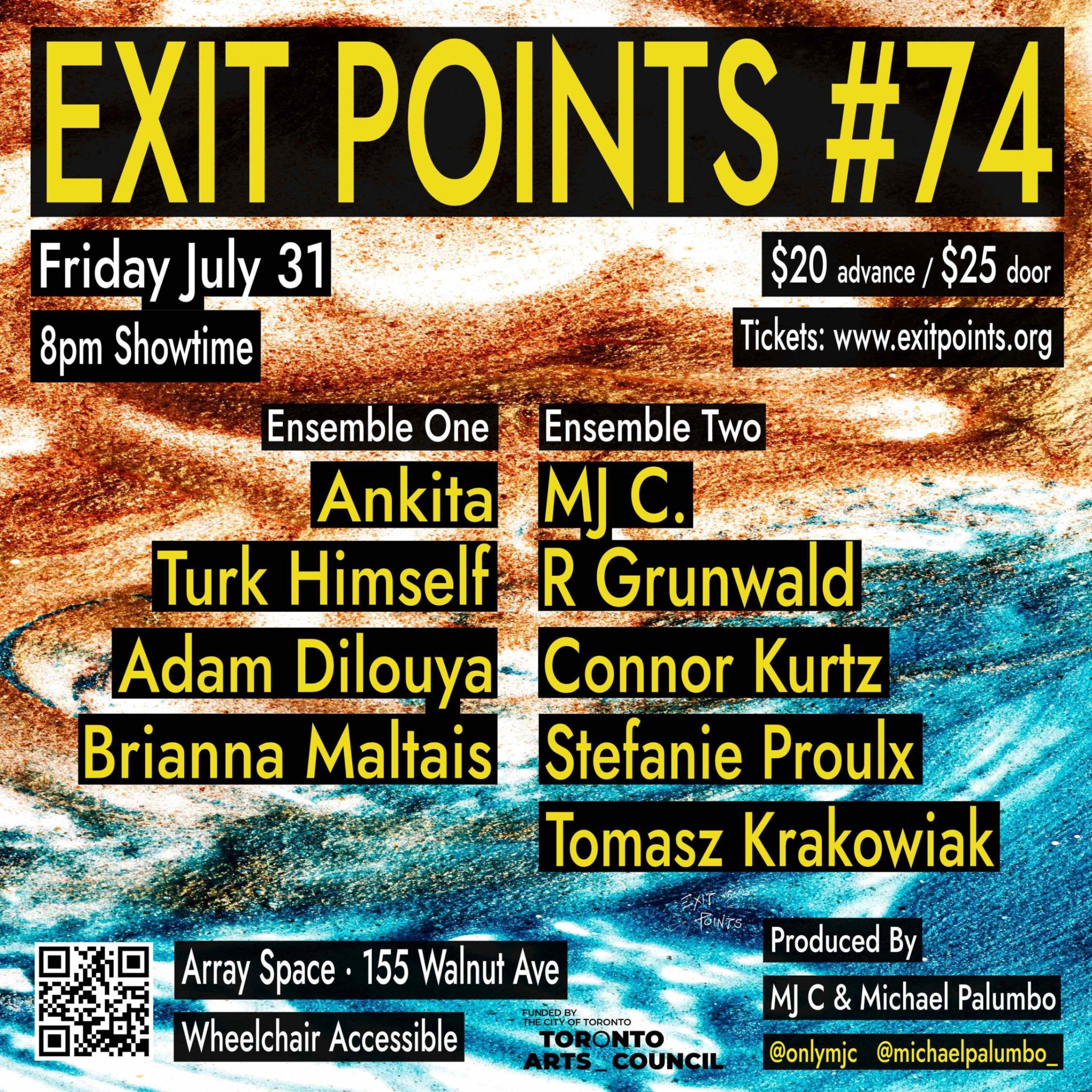 EXIT POINTS #74 event