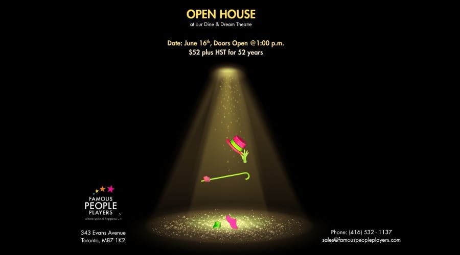 Open House Event – Famous PEOPLE Players event