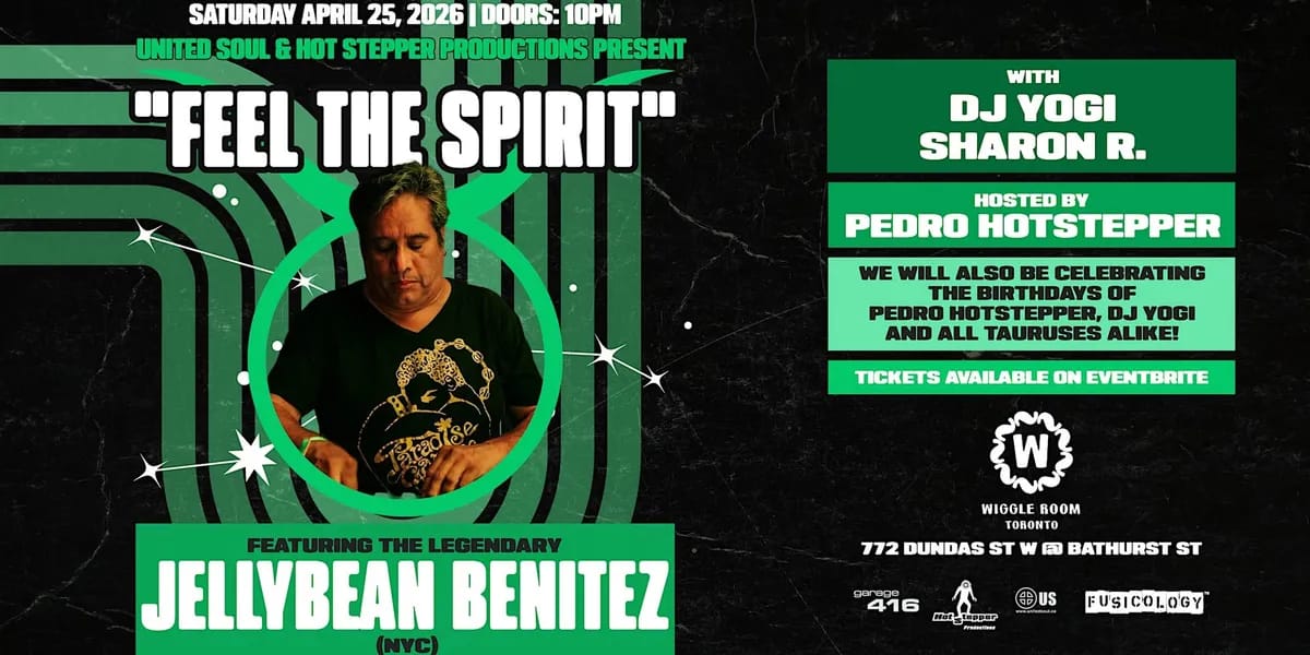 Feel The Spirit with Jellybean Benitez, DJ YOGI & Sharon R. event