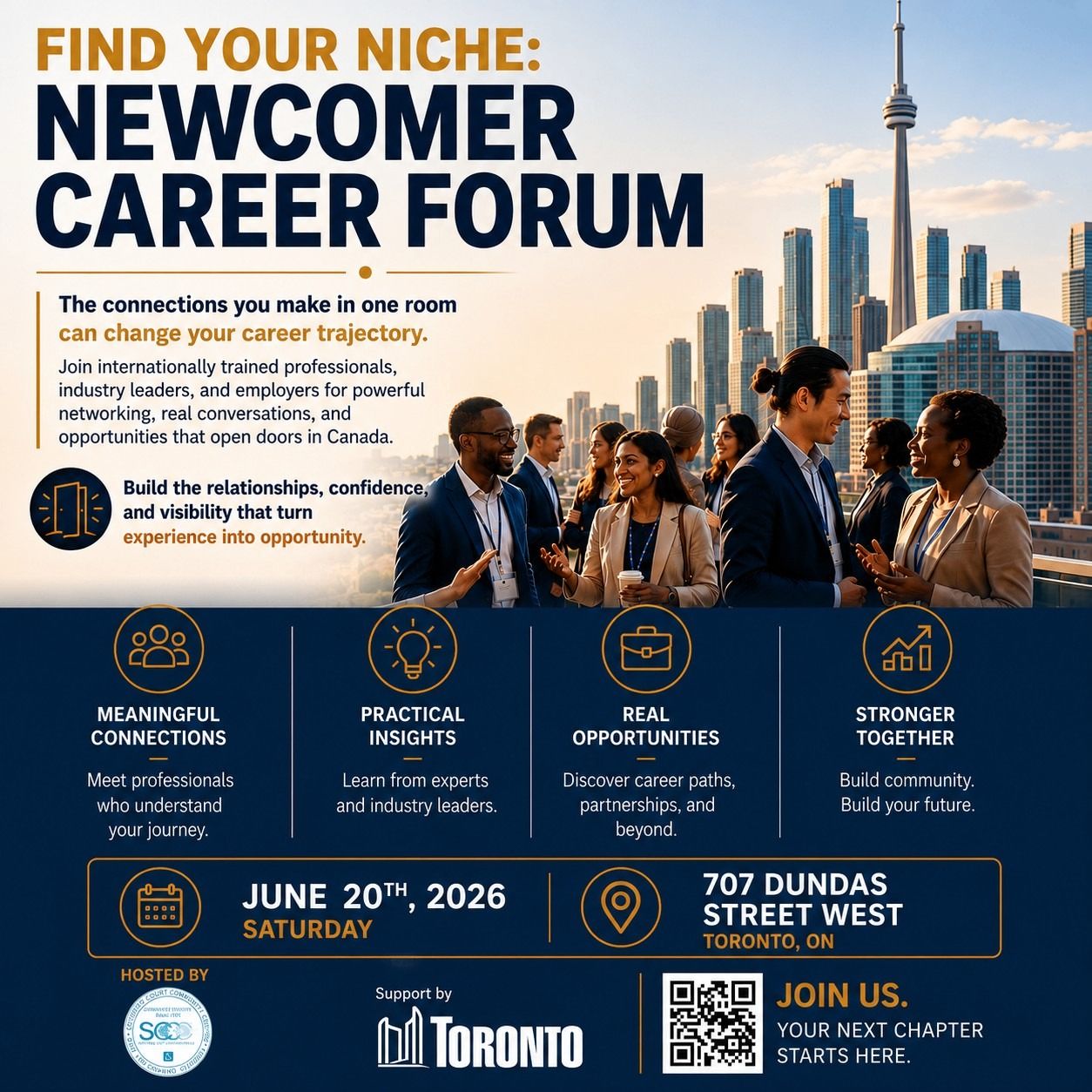 Find Your Niche: Newcomer Career Forum event