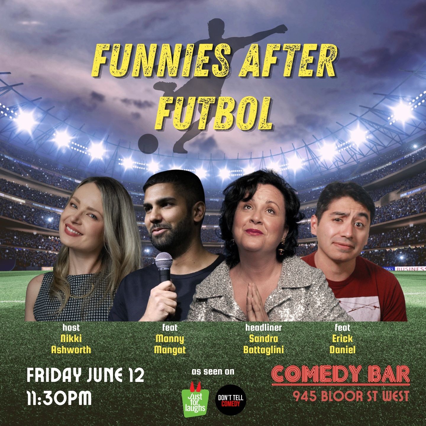 Funnies After Futbol event