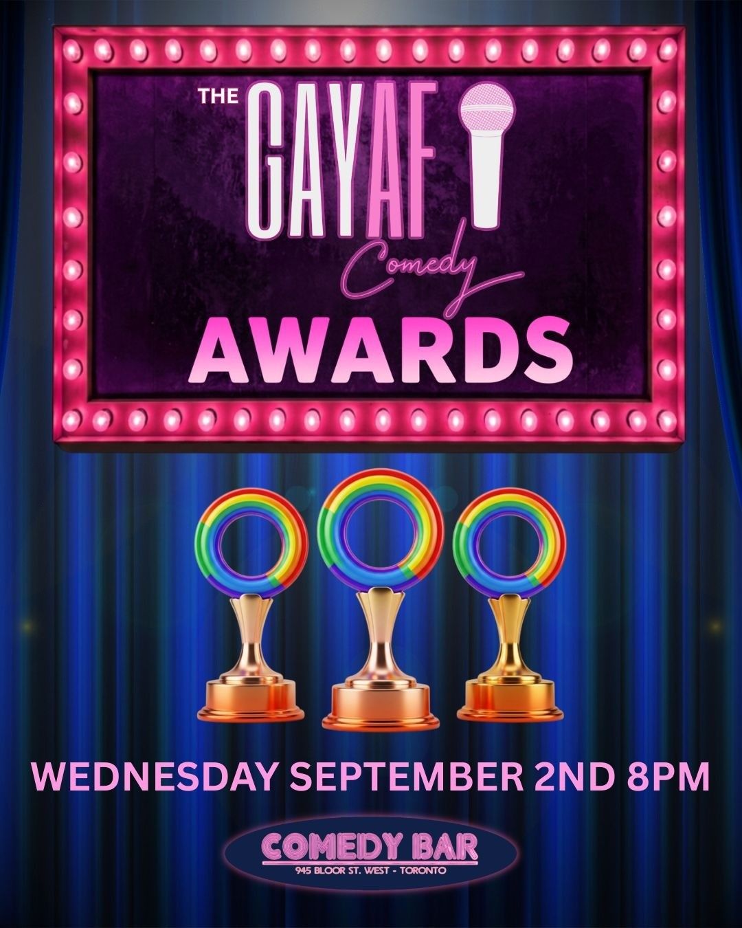 The Gay AF Comedy Awards event