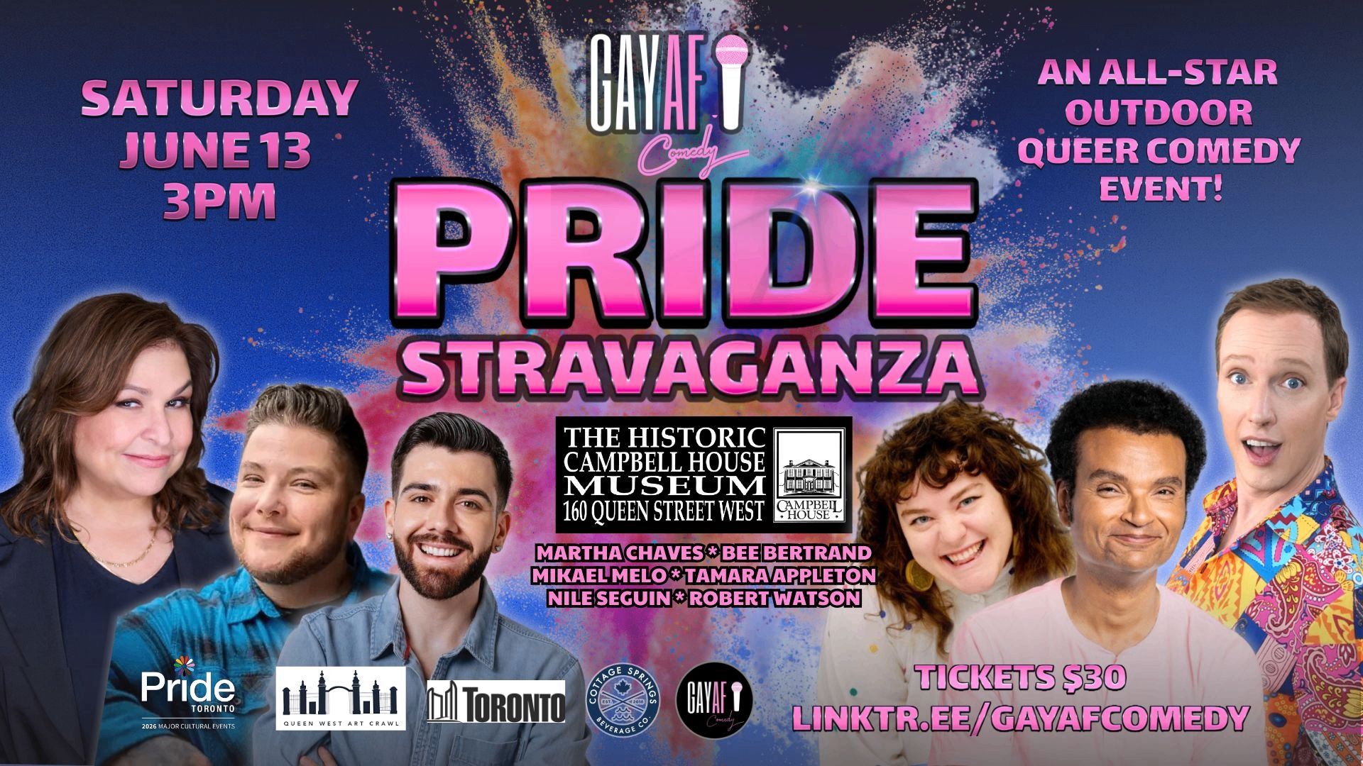Gay AF Comedy Pride-Stravaganza! event