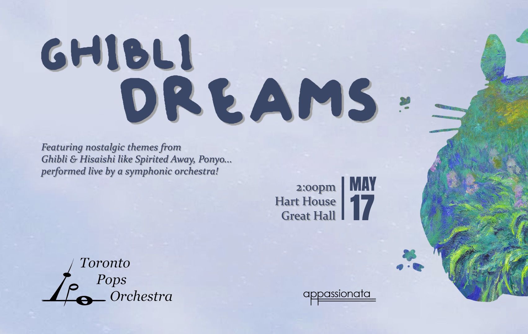 Ghibli Dreams – Ghibli & Hisaishi by the Toronto Pops Orchestra event