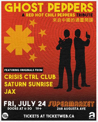 "Ghost Peppers" presents a tribute to the Red Hot Chili Peppers w/ guests Crisis CTRL Club, Saturn Sunrise & Jax event