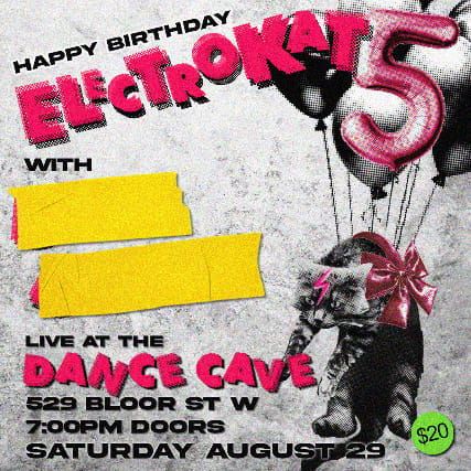 HAPPY 5th BIRTHDAY ELECTROKAT! event