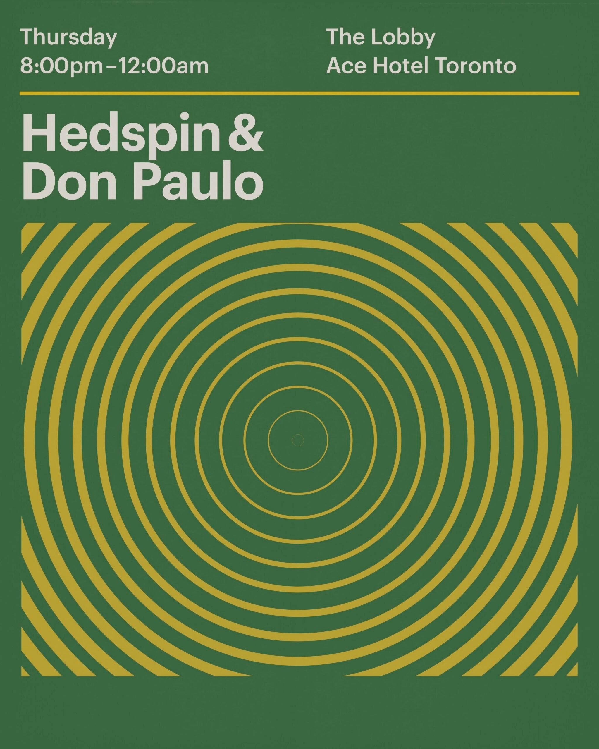 Hedspin & Don Paolo event