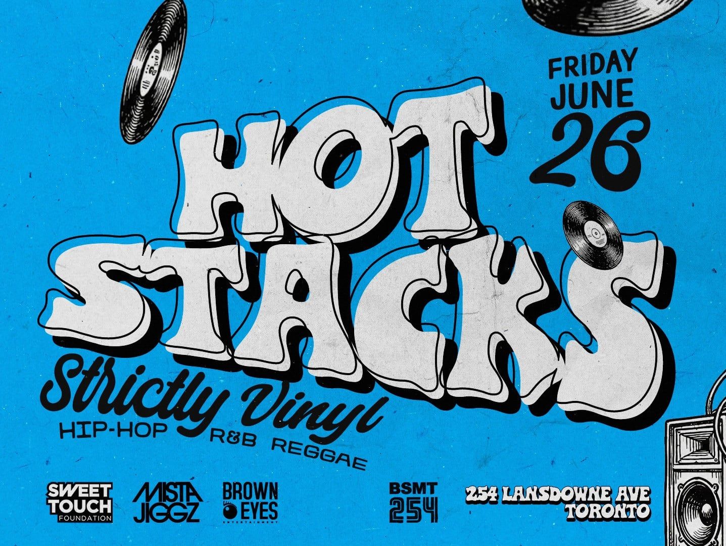 HOT STACKS – A Strictly Vinyl Basement Party event
