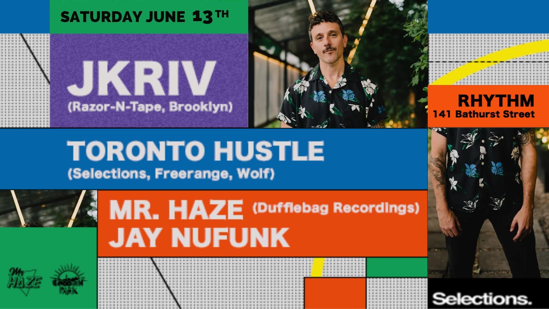 JKriv (Razor-N-Tape, BK), Toronto Hustle, Mr Haze & Jay NuFunk event