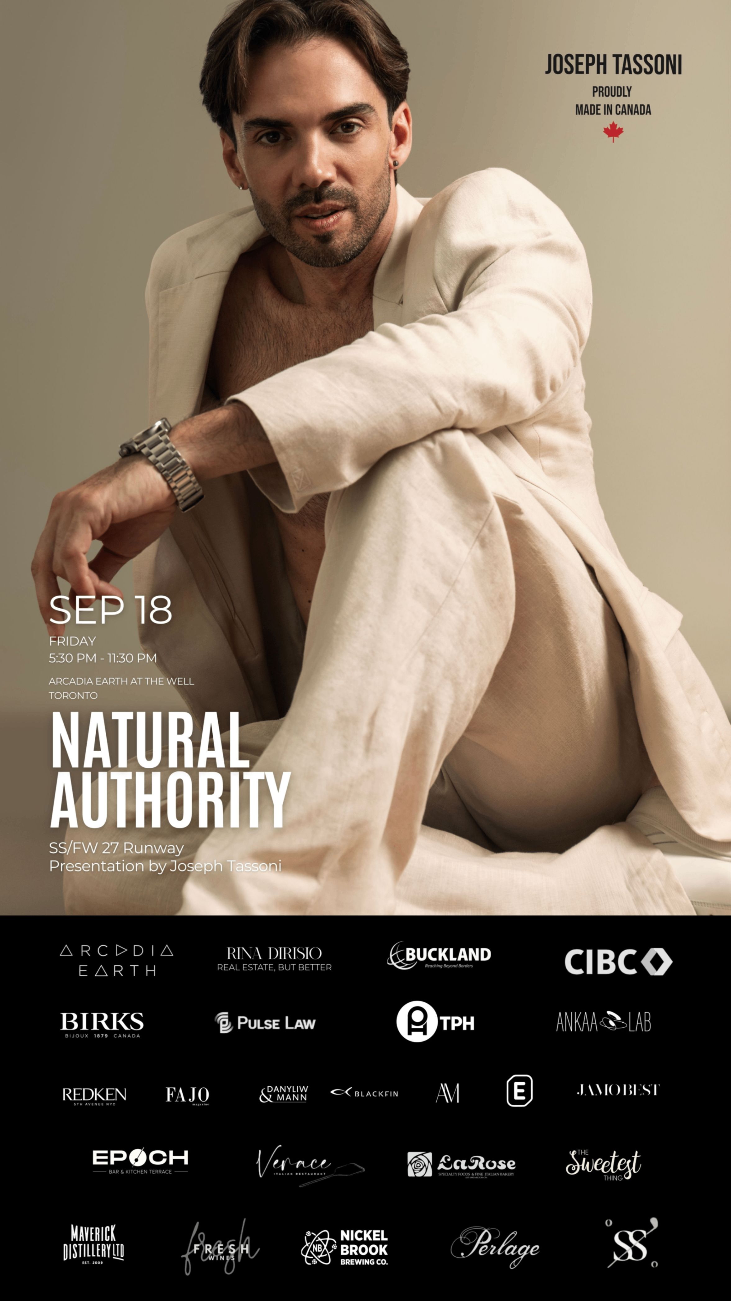 NATURAL AUTHORITY: SS/FW 27 Runway Presentation by Joseph Tassoni event