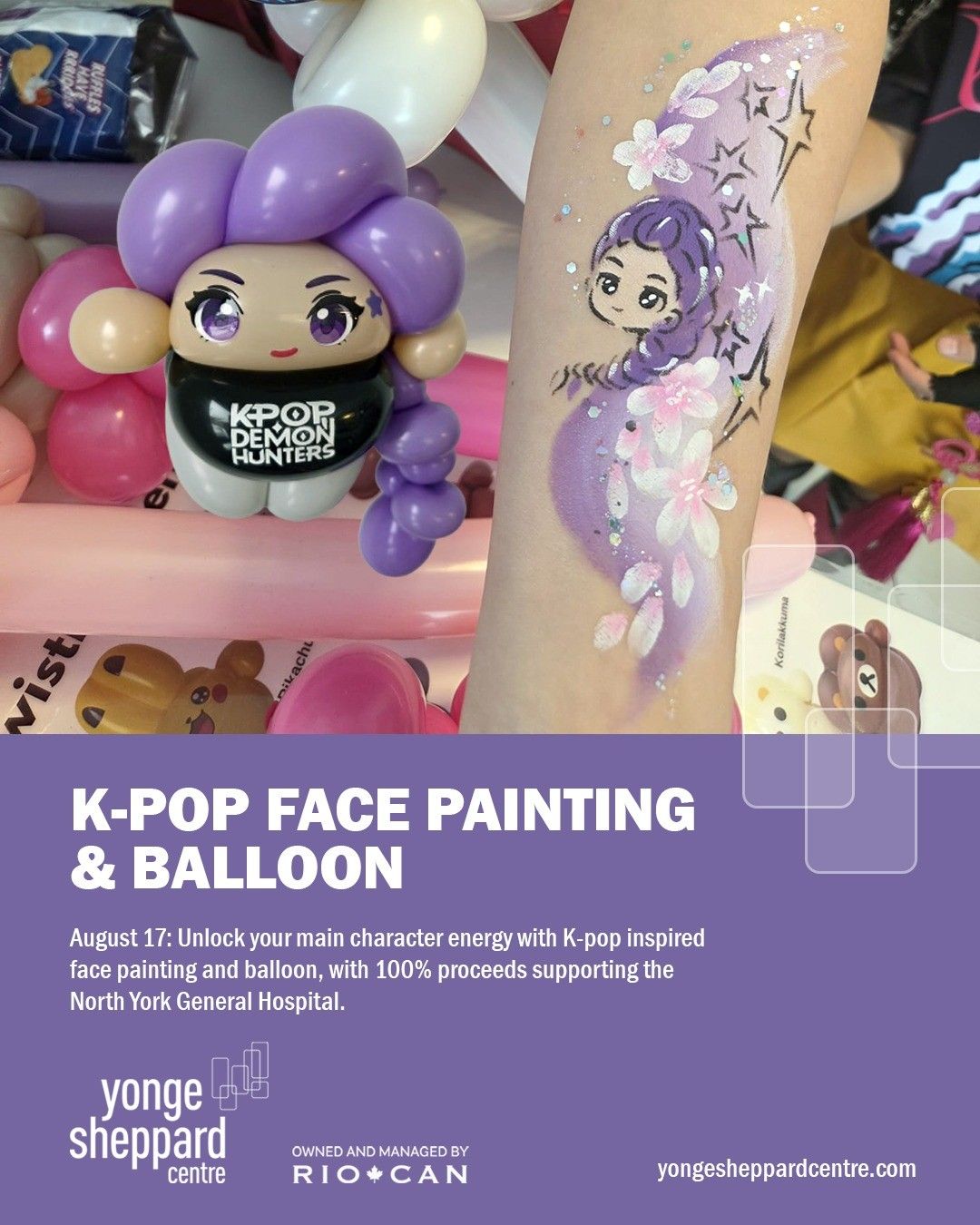 K-Pop Face Painting & Balloon event