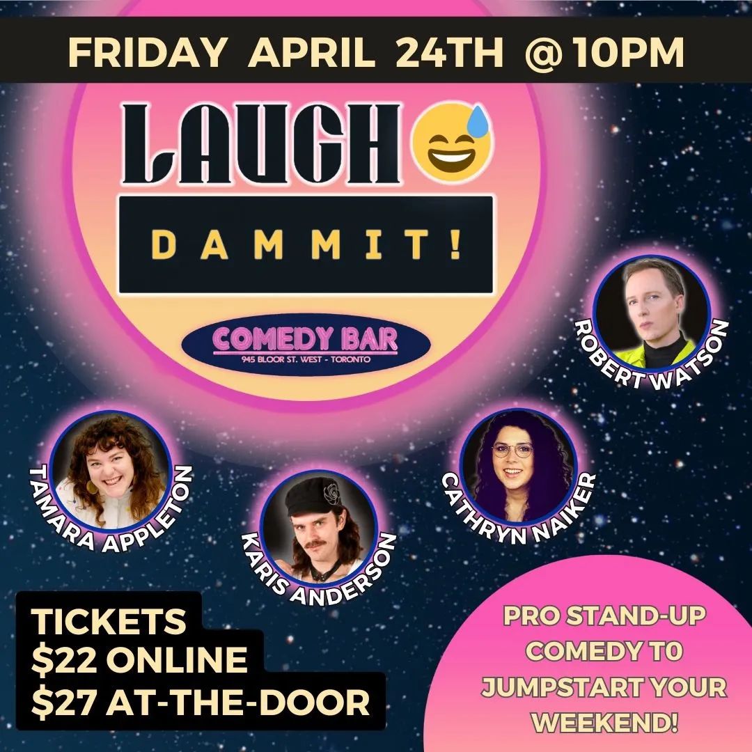 Laugh Dammit! event