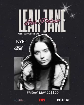 Leah Jane with Special Guests Nyre & Gaeln event
