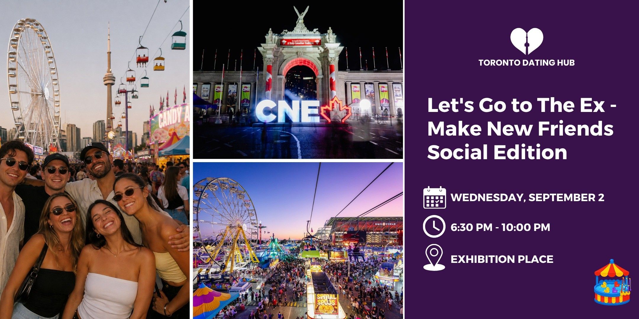 Let's Go to The Ex - Singles & Friends Social event