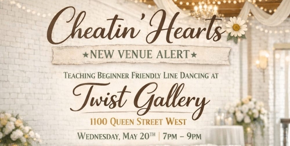 LINE DANCE LESSONS: TWIST GALLERY, TORONTO – COUNTRY NIGHT event