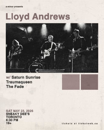 Lloyd Andrews w/ Saturn Sunrise, Traumaqueen & The Fade event