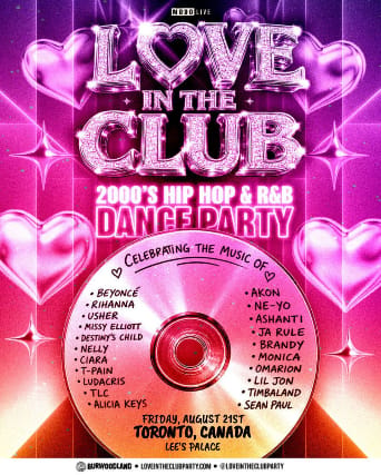 LOVE IN THE CLUB with Special guests event