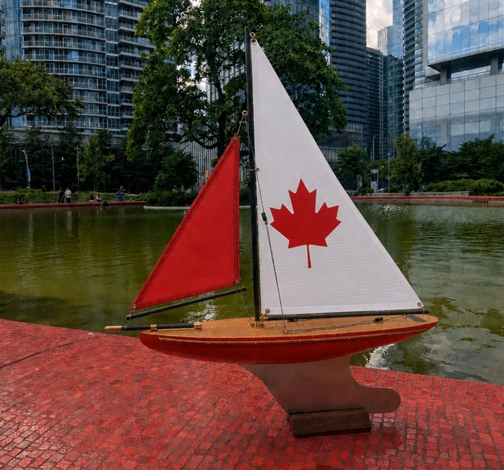 Love Park Pond Yacht Sailing for Toronto26 event