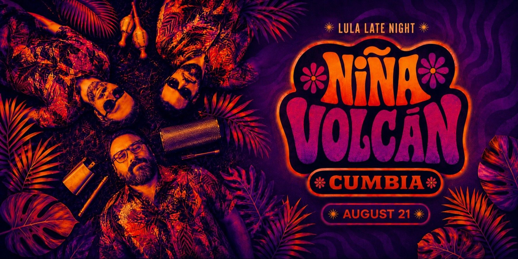 Lula Cumbia Late Night with Niña Volcán event