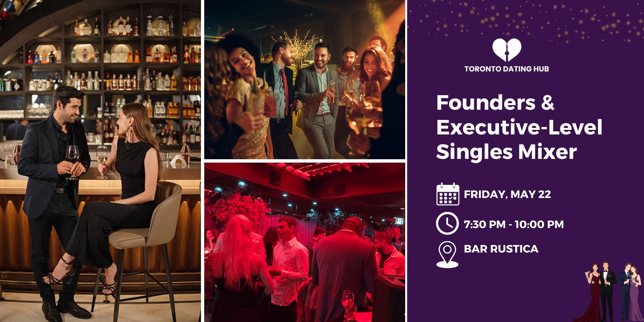 💘 May Founders & Executive-Level Singles Mixer event