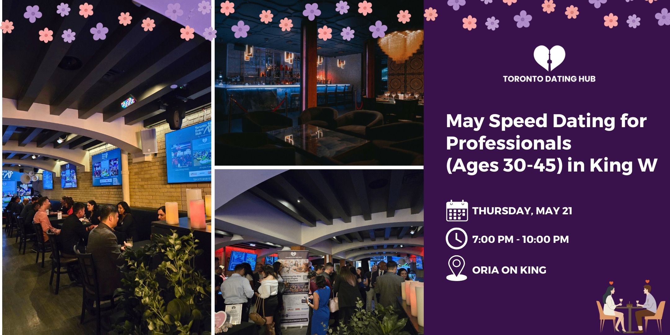 May Speed Dating for Professionals (Ages 30-45) event
