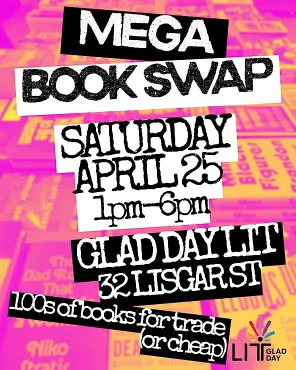Mega Book Swap event