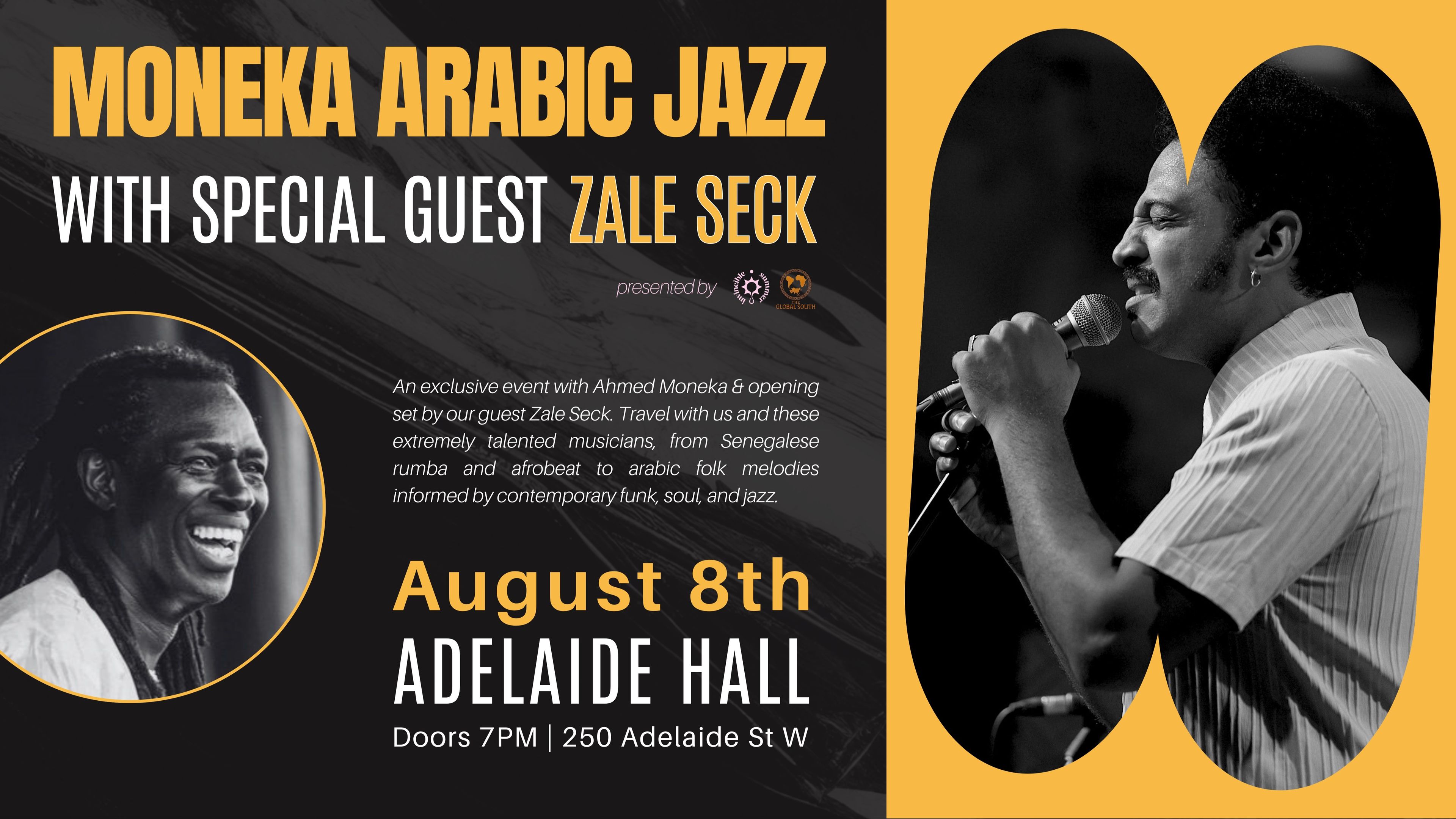 An Afro-Arabic Night of music with Moneka Arabic Jazz & Zale Seck event