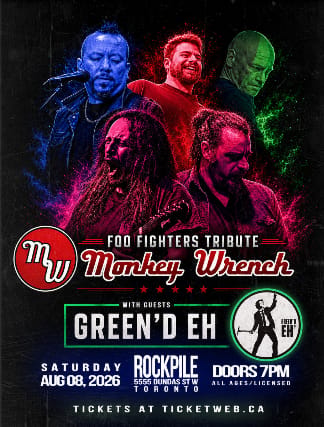 Monkey Wrench (Foo Fighters Tribute), Green'd Eh event