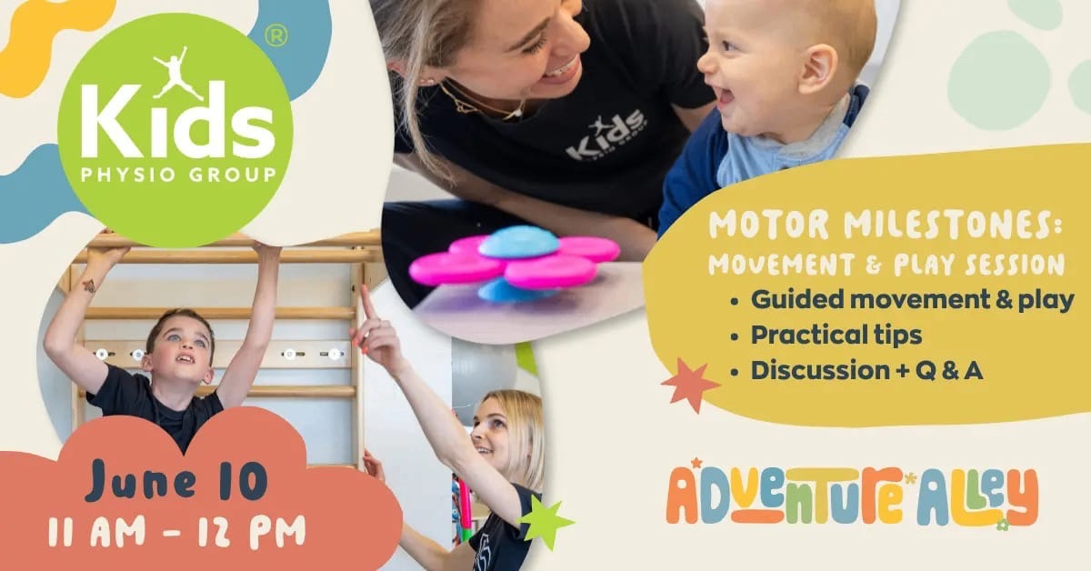 Motor Milestones: Movement & Play with Kids Physio event