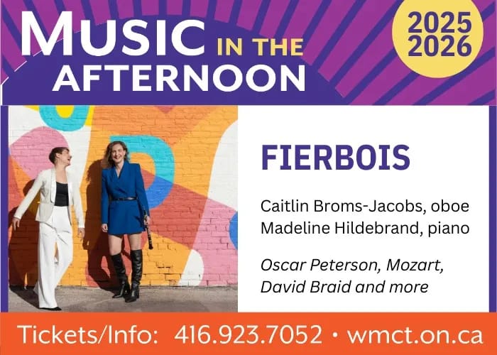 Music in the Afternoon presents Fierbois event