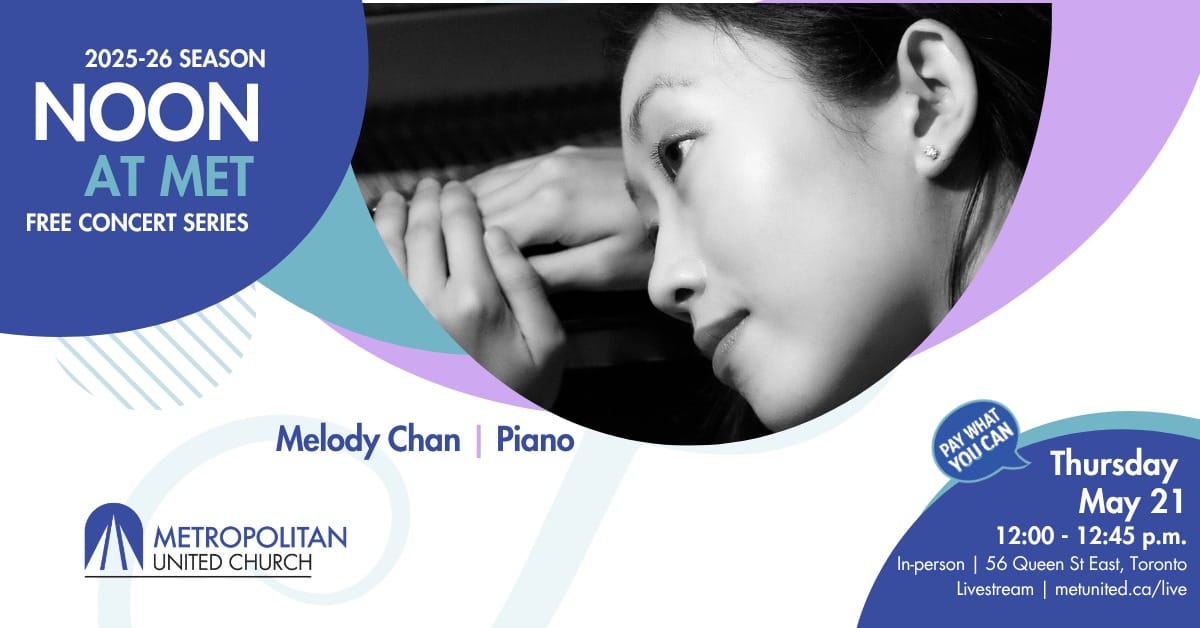 Noon at Met: Melody Chan, piano event
