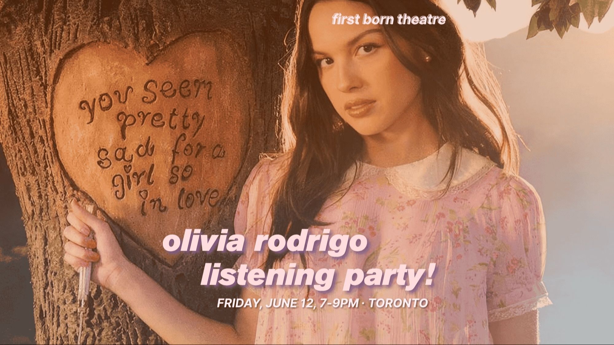 First Born Theatre: Olivia Rodrigo Listening Party! event