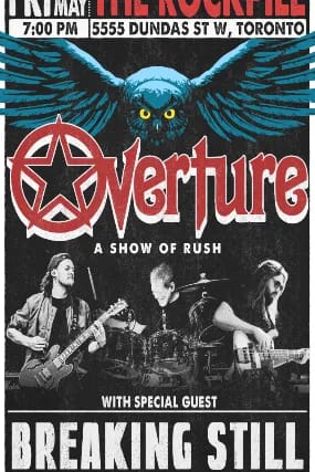 Overture: A Show Of Rush, Breaking Still event