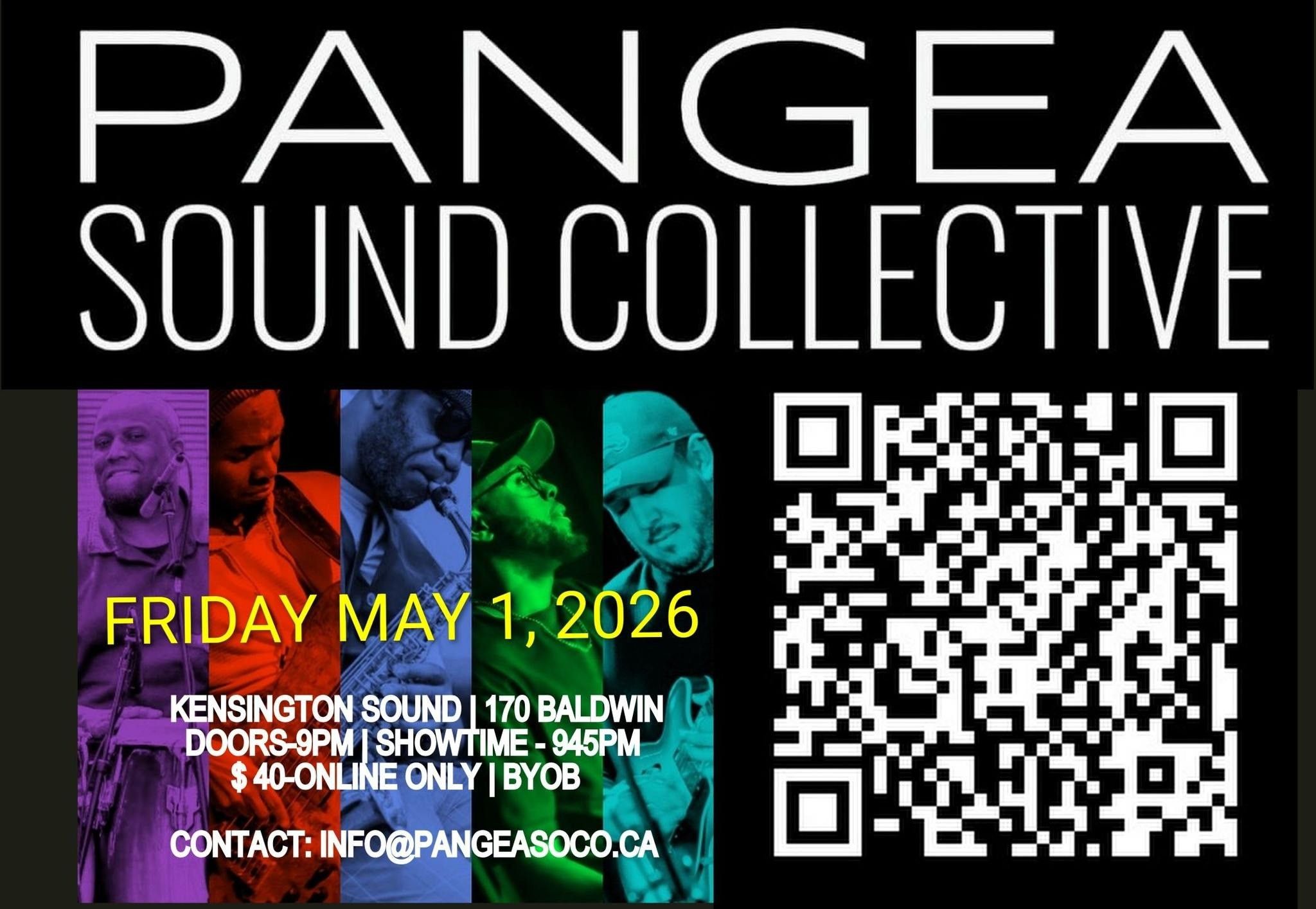 KENSINGTON SOUND LIVE PRESENTS PANGEA SOUND COLLECTIVE MAY 1 event