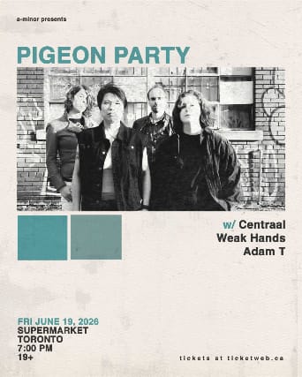 Pigeon Party w/ Centraal, Weak Hands & Adam T event
