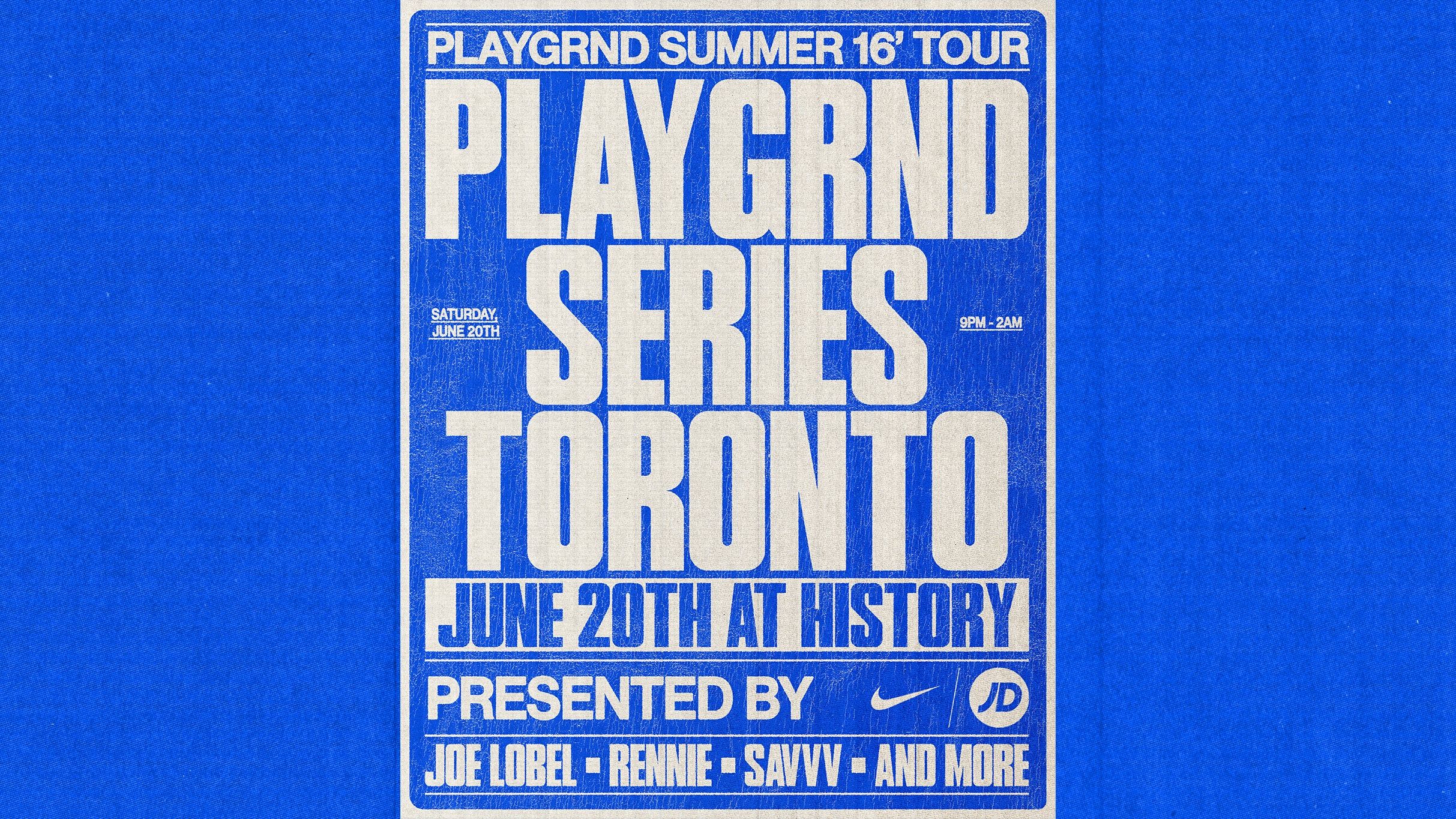 PLAYGRND SERIES event