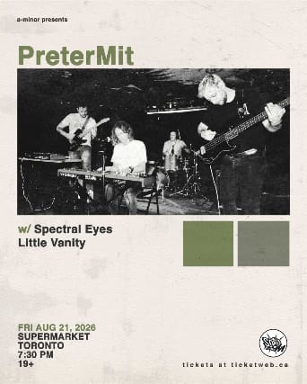 PreterMit w/ Spectral Eyes & Little Vanity event