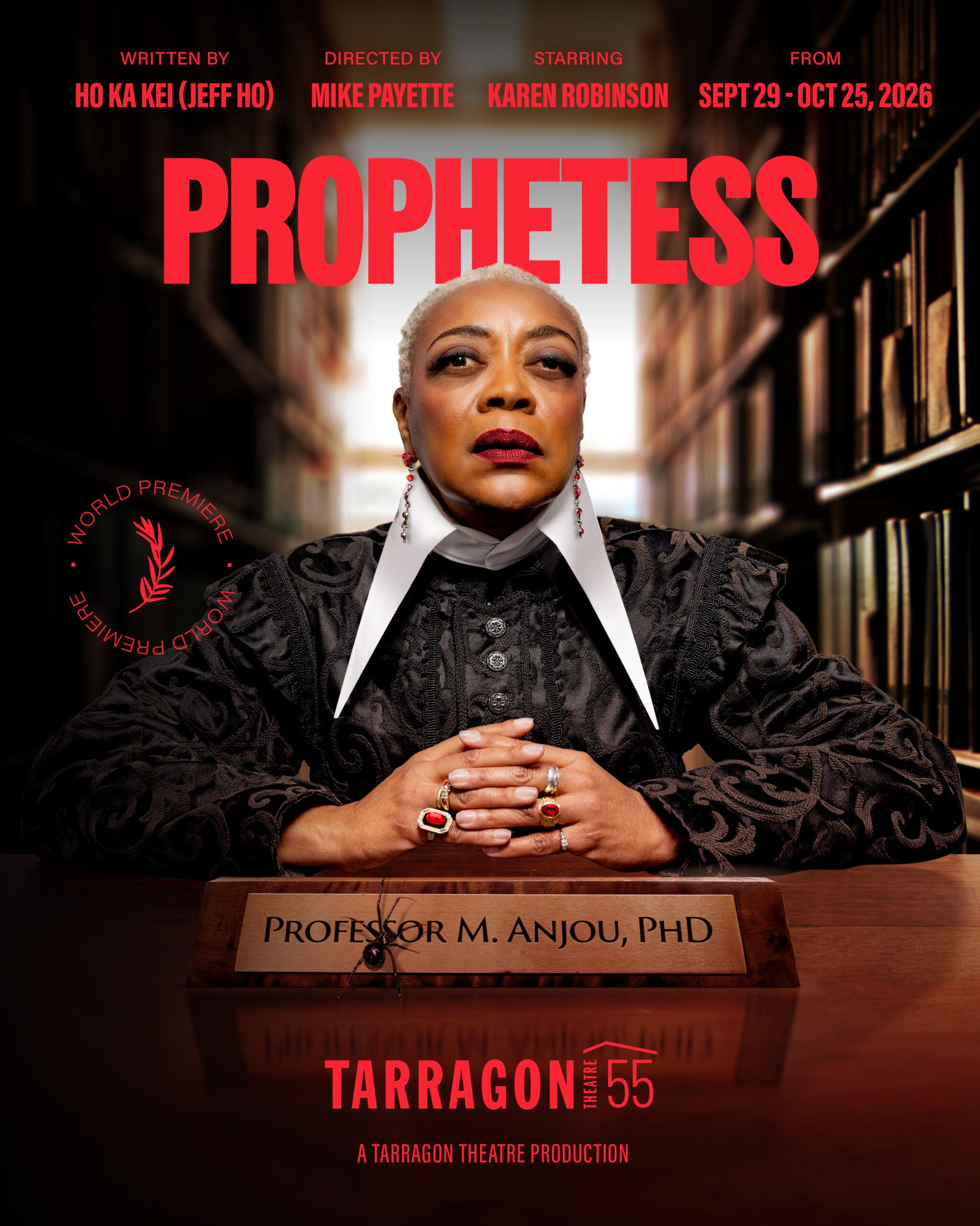 Prophetess production artwork from Tarragon Theatre