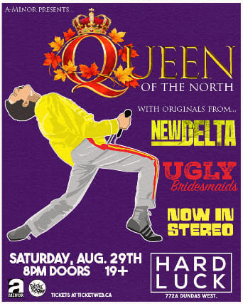 Queen of the North w/ New Delta, Ugly Bridesmaids & Now In Stereo event