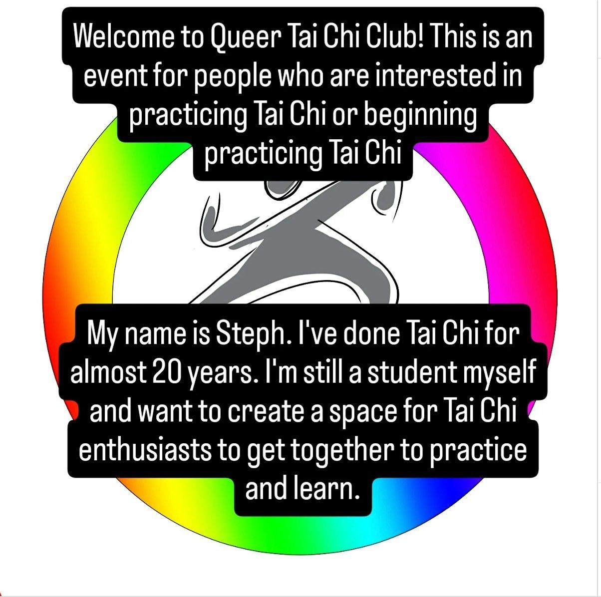 Queer Inclusive Tai Chi event