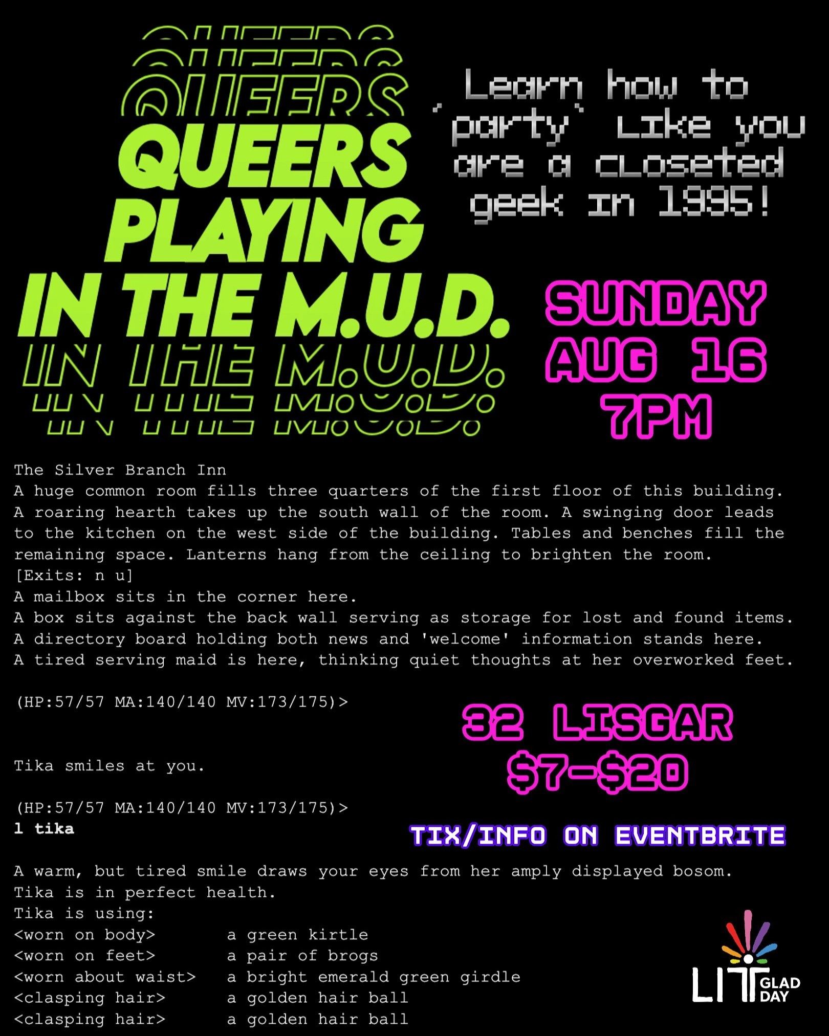 Queers Playing in the M.U.D. event
