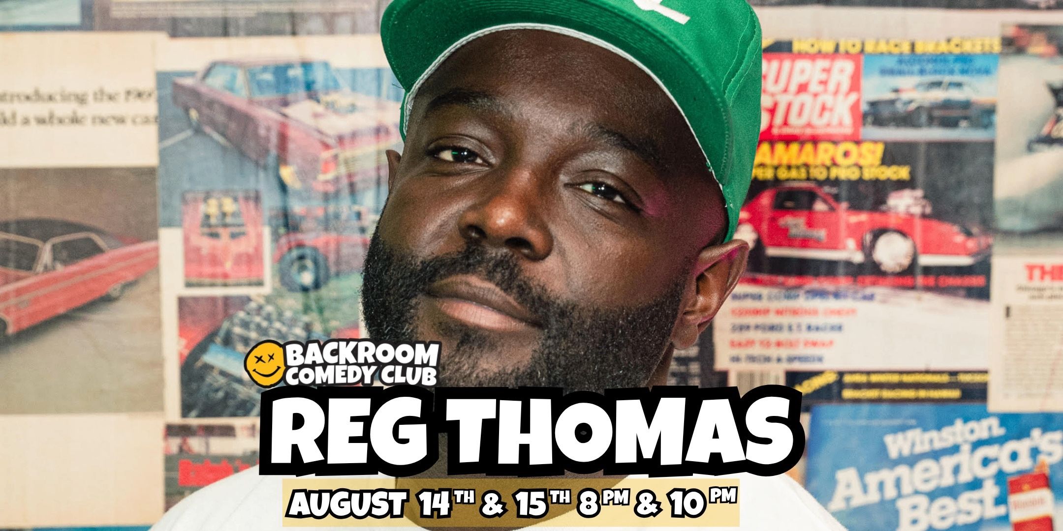 REG THOMAS @ Backroom Comedy Club #One Night Only! event