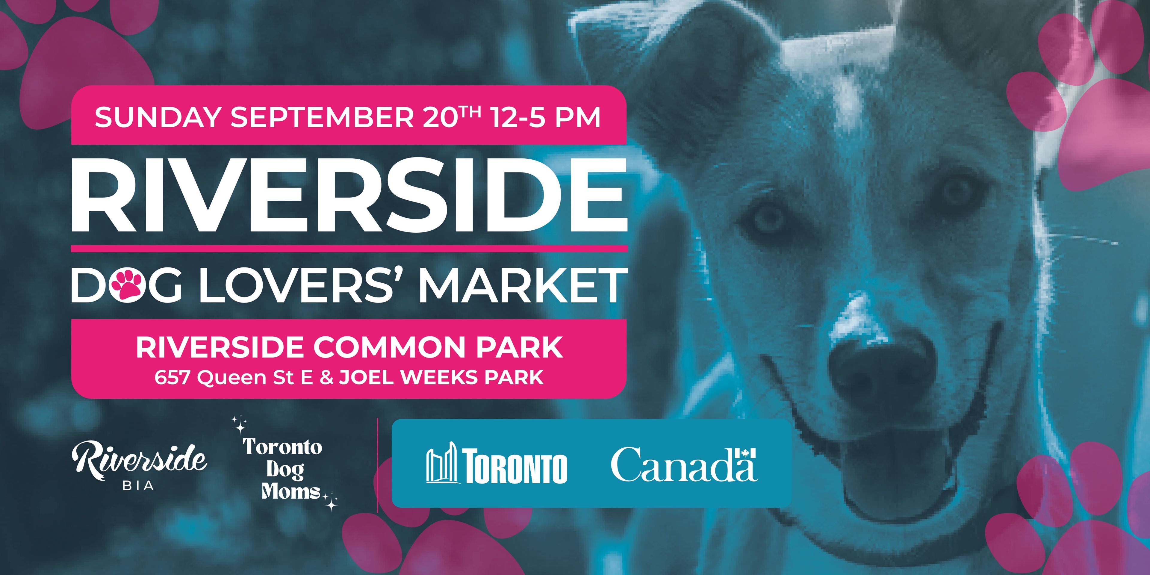 Riverside Dog Lovers' Market event