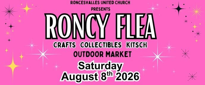 Roncy Flea-August Edition event