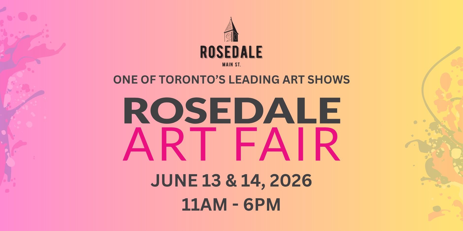 Rosedale Art Fair event