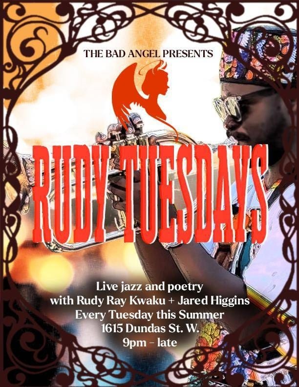 Rudy Tuesdays live at Bad Angel event