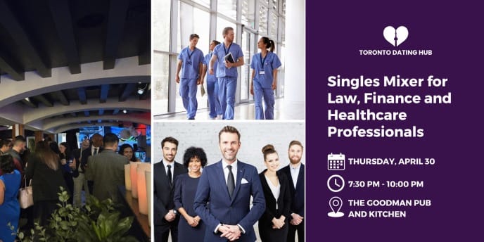 💘 Singles Mixer for Law/ Finance/ Healthcare Professionals event