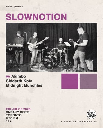 SlowNotion w/ Akimbo, Siddarth Kota & Midnight Munchies event